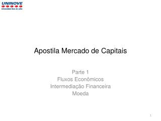 Apostila Mercado de Capitais