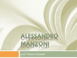 Alessandro manzoni
