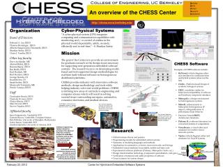 An overview of the CHESS Center