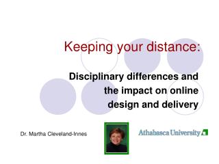 Keeping your distance: