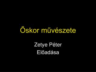 Őskor művészete