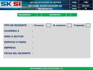 SISTEMA INTEGRADO DE GESTIÓN