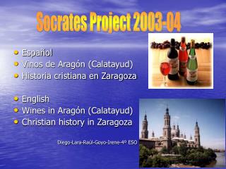 Español Vinos de Aragón (Calatayud) Historia cristiana en Zaragoza English