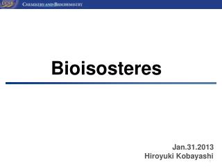 Bioisosteres