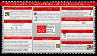 Current Research in the Disciplined Reading and Learning Research Laboratory