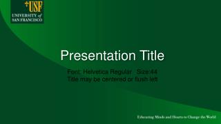 Presentation Title