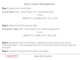 Sales Funnel Management