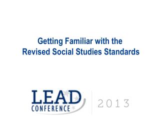 Getting Familiar with the Revised Social Studies Standards
