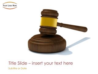 Title Slide – insert your text here