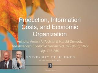 Production, Information Costs, and Economic Organization
