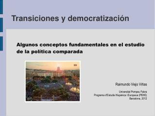 Transiciones y democratización