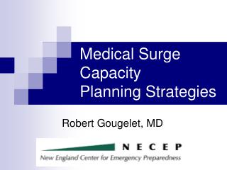 Medical Surge Capacity Planning Strategies