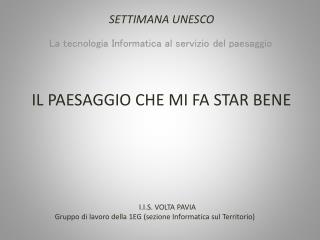 SETTIMANA UNESCO