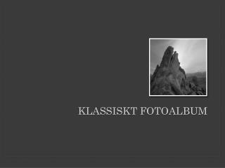 Klassiskt fotoalbum