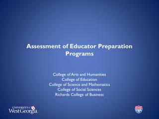 Assessment of Educator Preparation Programs