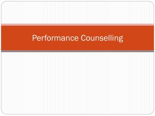Performance Counselling