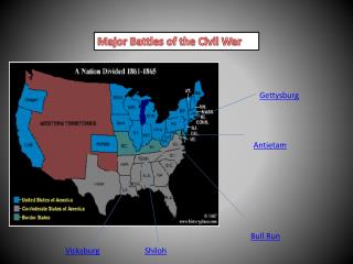 Major Battles of the Civil War