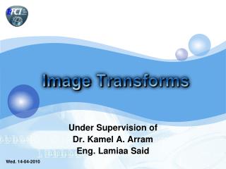 Image Transforms