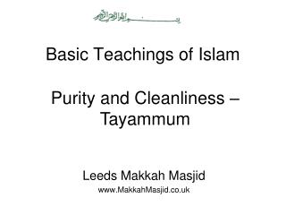 Basic Teachings of Islam