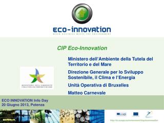 CIP Eco-Innovation