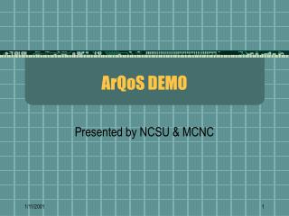 ArQoS DEMO