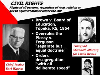 Brown v. Board of Education, Topeka, KS, 1954