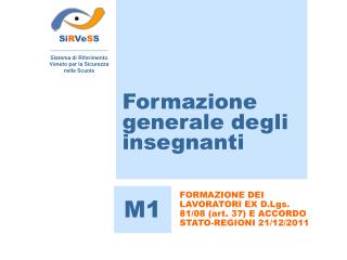 Formazione generale degli insegnanti