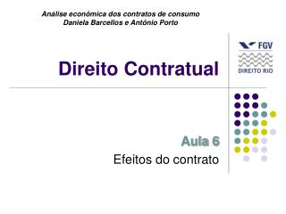 Direito Contratual