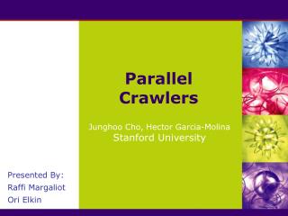 Parallel Crawlers