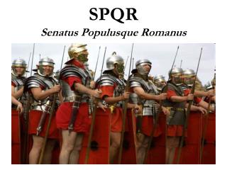 SPQR Senatus Populusque Romanus
