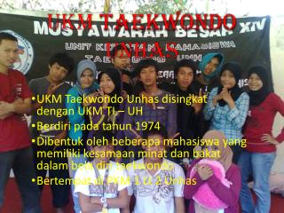 Ukm taekwondo unhas