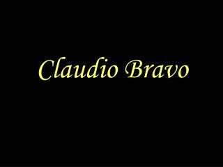 Claudio Bravo