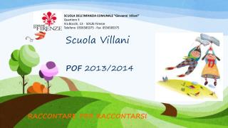 Scuola Villani POF 2013/2014