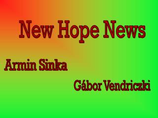 New Hope News