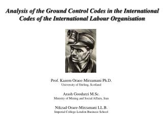 Prof. Kazem Oraee-Mirzamani Ph.D. University of Stirling, Scotland Arash Goodarzi M.Sc.