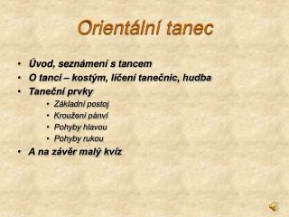 Orientální tanec