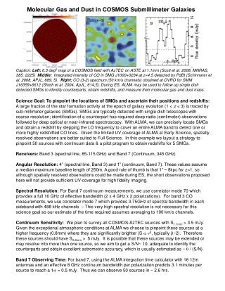 Molecular Gas and Dust in COSMOS Submillimeter Galaxies