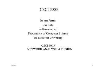 CSCI 3003