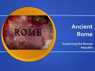 Ancient Rome