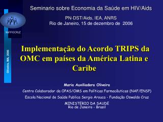 Implementação do Acordo TRIPS da OMC em países da América Latina e Caribe