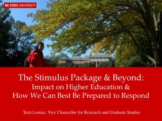 Terri Lomax, Vice Chancellor for Research and Graduate Studies