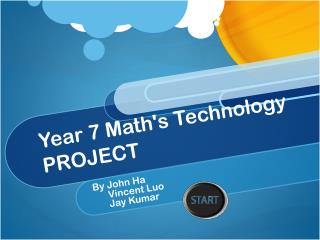 Year 7 Math's Technology PROJECT