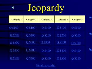 Jeopardy