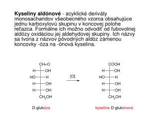 D-gluk óza kyselina D-gluk ónová