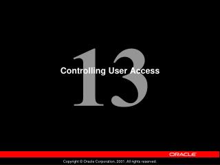 Controlling User Access