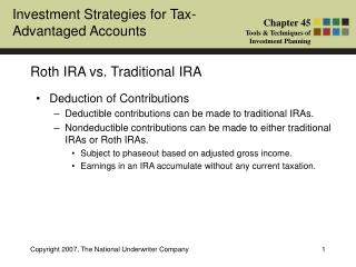 Roth IRA vs. Traditional IRA