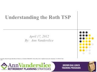 Understanding the Roth TSP