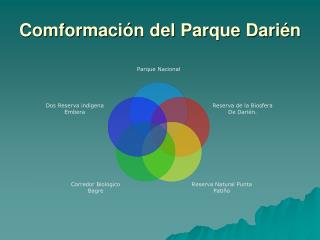 Comformación del Parque Darién