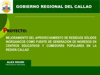 GOBIERNO REGIONAL DEL CALLAO