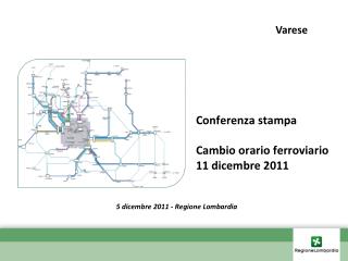 Conferenza stampa Cambio orario ferroviario 11 dicembre 2011